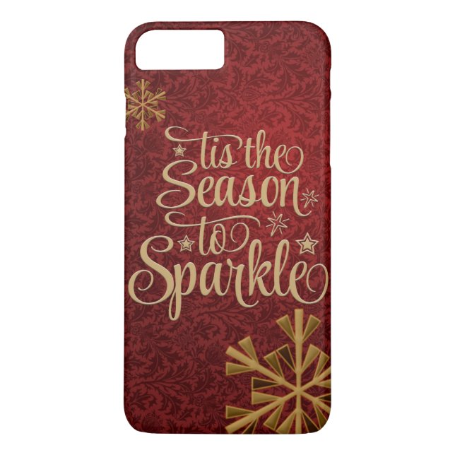 Diese Saison bis Sparkle iPhone 8 Abdeckung Case-Mate iPhone Hülle (Rückseite)