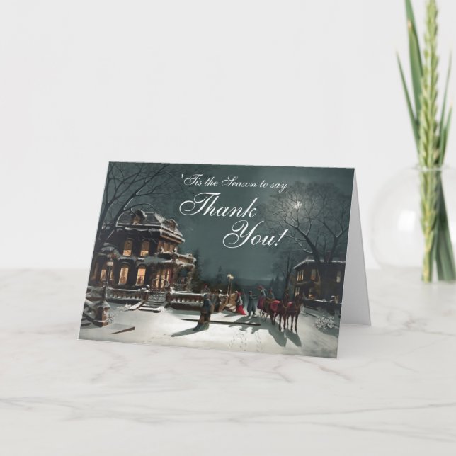 Diese Saison danke Ihnen Business Holiday Card (Vorderseite)