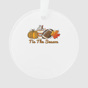 Diese Saison Erntedank Leaf Spice Football Fa Ornament