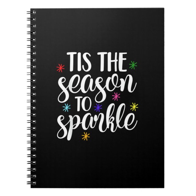 Diese Saison für Sparkle Retro Classic Notizblock (Vorderseite)