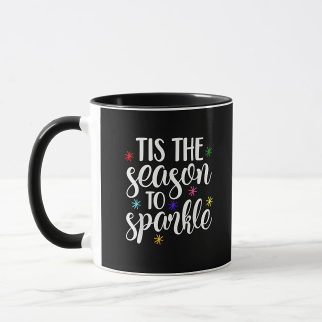 Diese Saison für Sparkle Retro Classic Tasse (Links)