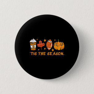 Diese Saison Fußball Fall Pumpkin Gewürz Männer Wo Button