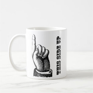 Diese Seite oben Kaffeetasse