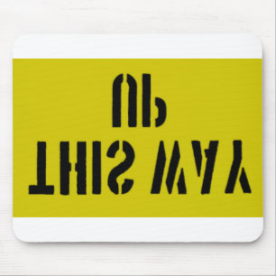 Diese Seite oben Mousepad