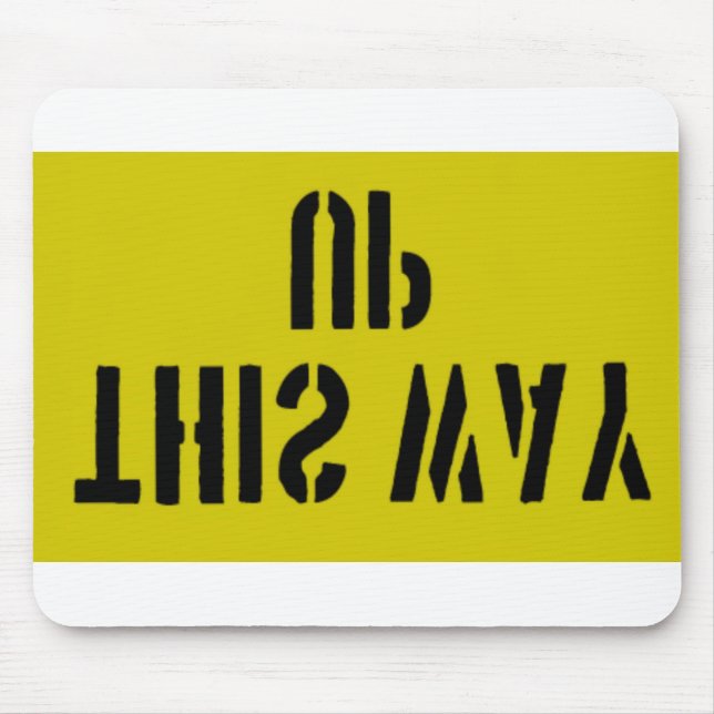 Diese Seite oben Mousepad (Vorne)