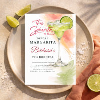 Diese Señorita braucht eine Margarita 70er-Party