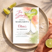 Diese Señorita braucht eine Margarita zum 21. Gebu