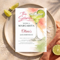 Diese Señorita braucht eine Margarita zum 30. Gebu