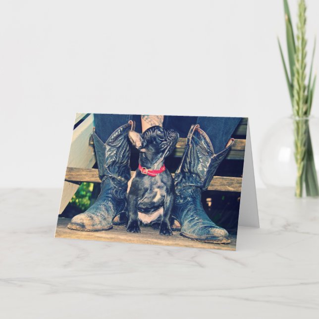 Diese Stiefel Karte (Vorderseite)