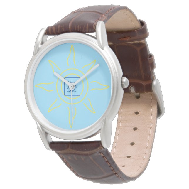 Diese Sun Art Watch kann individuell angepasst wer Armbanduhr (Schrägansicht)