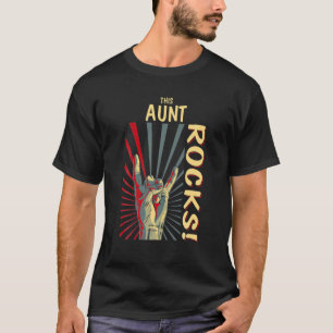 Diese Tante Rocks Vintag Retro-Konzert 70er 80er F T-Shirt
