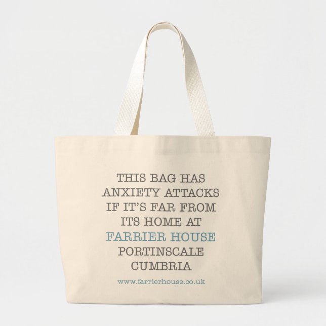 Diese Tasche hat Angstattacken... (Vorne)