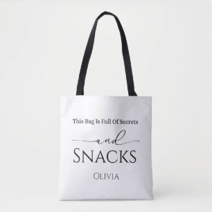 Diese Tasche ist voll von Geheimnissen und Snacks