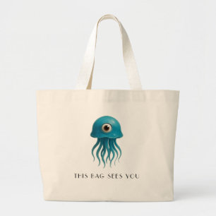 Diese Tasche sieht dich - Zyklop-Qualle Tote Tasch