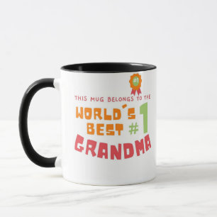 Diese Tasse gehört zur besten Oma der Welt