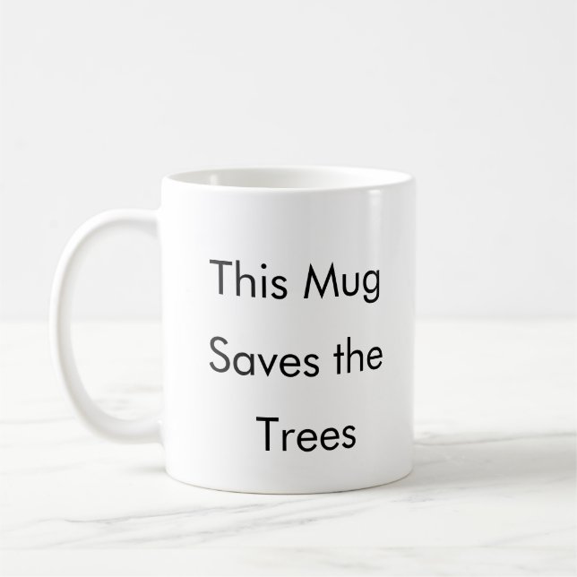 Diese Tasse Rette die komische Kaffee-Tasse der Bä (Links)