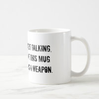 Diese Tasse verdoppelt sich als Waffe