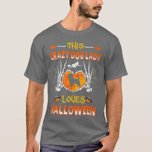 Diese verrückte Dog Lady Affenpinsche Liebe Hallow T-Shirt