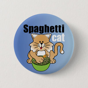 Diese verrückte Spaghetti-Katze Button