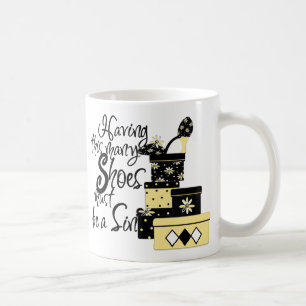 Diese vielen Schuhe sind ein Sin Kaffeetasse