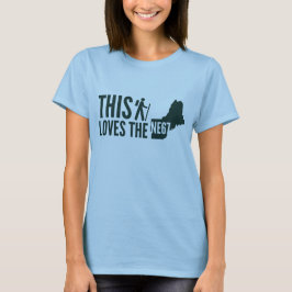 "Diese Wanderer Lieben das T-Shirt der NE67" Fraue