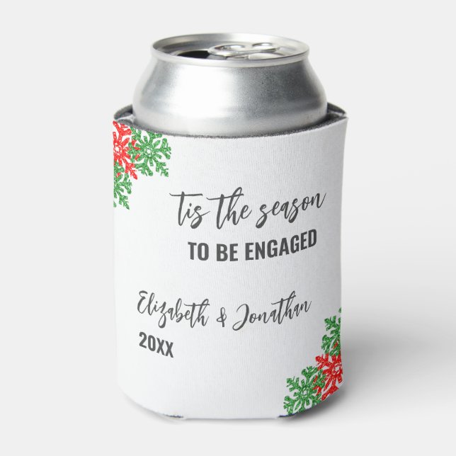 Diese Weihnachtsabendveranstaltung Dosenkühler (Kanne Vorderseite)