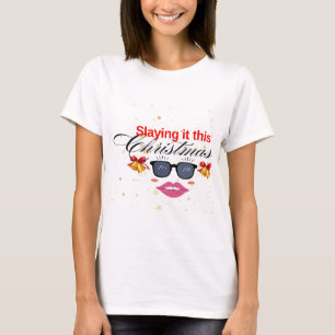 Diese Weihnachtsfrauen und Boss Lady spielen T-Shirt