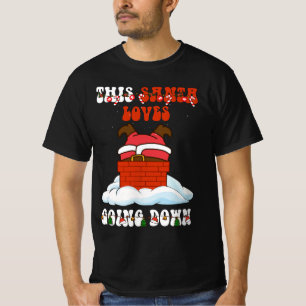 Diese Weihnachtslieder gehen den Schornstein hinun T-Shirt