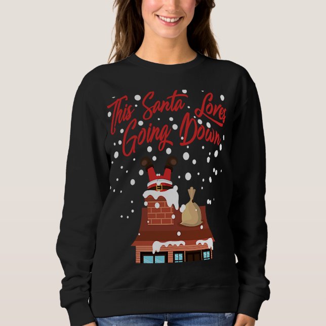 Diese Weihnachtslieder gehen runter Sweatshirt (Vorderseite)