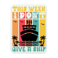 Diese Woche gebe ich kein Schiff