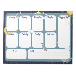 Diese Woche tun Notizblock