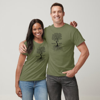 Diese Wurzeln führen zu einem tiefen T - Shirt des