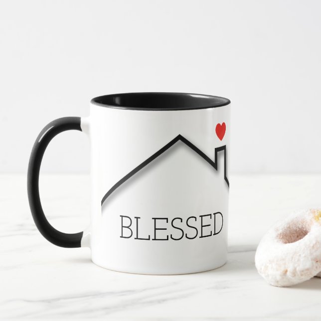 Diese Zuhause segne Tasse (Mit Donut)