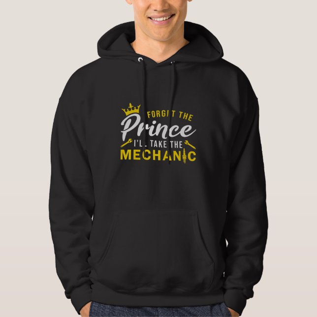 Diesel Auto Fixierung Vergessen Sie den Prinz wird Hoodie (Vorderseite)