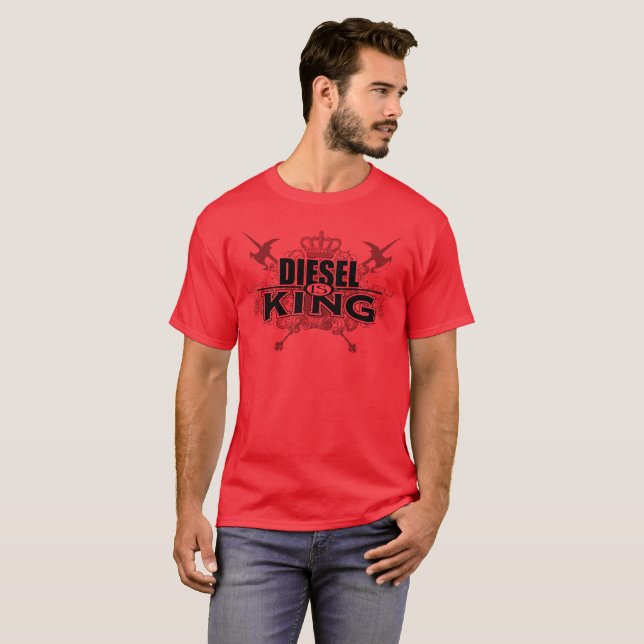 Diesel ist Königrot-Shirt T-Shirt (Vorne ganz)