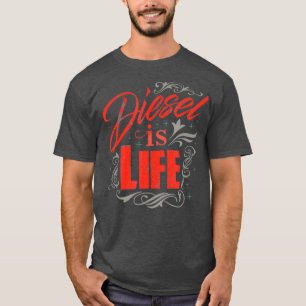 Diesel ist Life Turbo Diesel Trucks Roll Coal T-Shirt