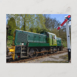 Diesel-Lokomotive-Postkarte Postkarte