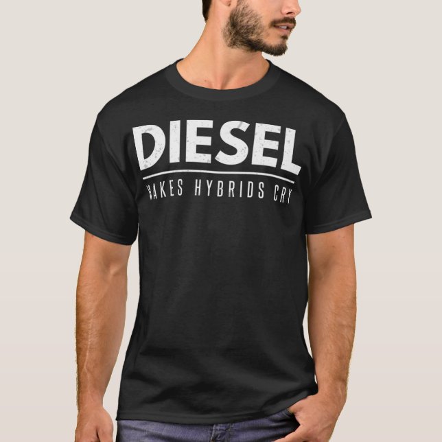 Diesel macht Hybriden zum Motor für sonnige Diesel T-Shirt (Vorderseite)