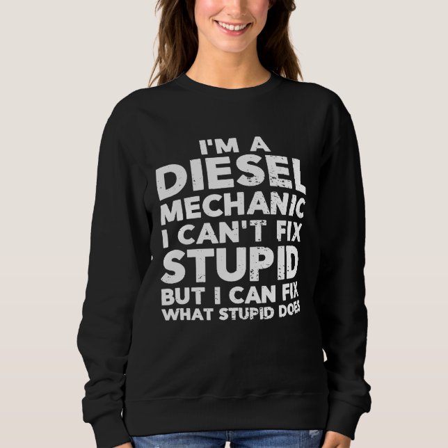 Diesel-Mechanik für Typ I kann nicht gestuft werde Sweatshirt (Vorderseite)