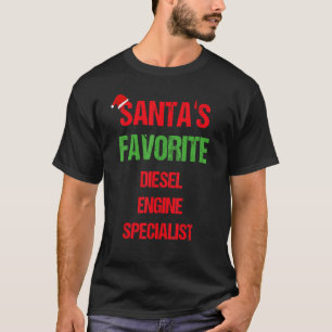 Diesel-Motor-Spezialist Funny Pajama Weihnachten T-Shirt
