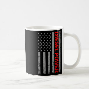Diesel Power USA-Flagge LKW-Turbo Brüder Mechanik Kaffeetasse