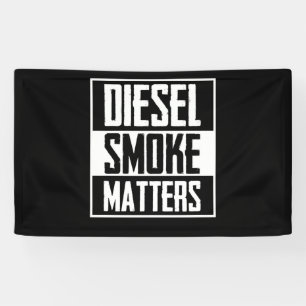 DIESEL RAUCHMATERIALIEN Diesel-LKW-Roll-Kohle Banner