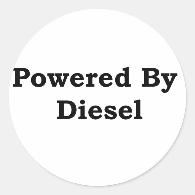 Diesel Runder Aufkleber (Vorderseite)