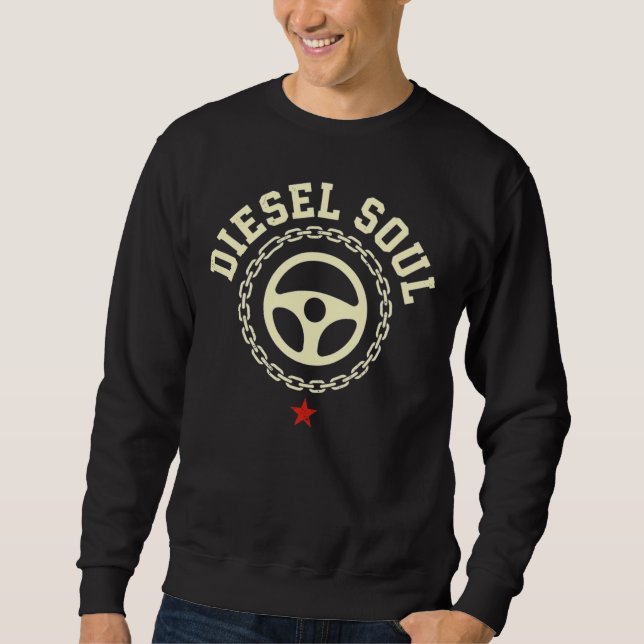 Diesel-Seelen-Trucker Sweatshirt (Vorderseite)