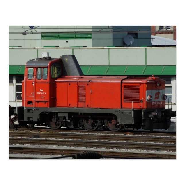 Diesel Shunter 2067 097-2 Poster (Vorderseite)