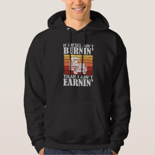 Diesel Trucker Big Rig Semi Trailer Truck Fahrer Hoodie