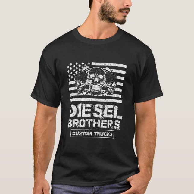 Dieselbrüder für Lastkraftwagen T-Shirt (Vorderseite)