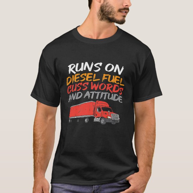 Dieselfahrzeuge Shirts Roll Coal Shirts LKW (Vorderseite)