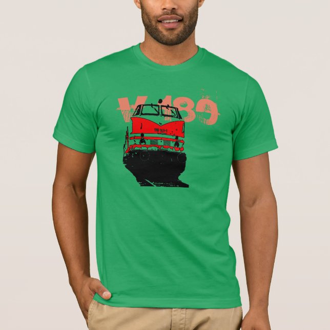 Diesellokomotive V-180 DR T-Shirt (Vorderseite)