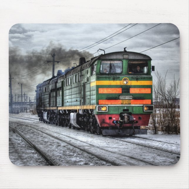 Diesellokomotivgeschenke für Zug-Liebhaber Mousepad (Vorne)